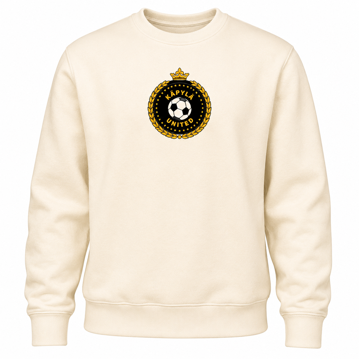 Käpylä United Collegepaita Natural Valkoinen II