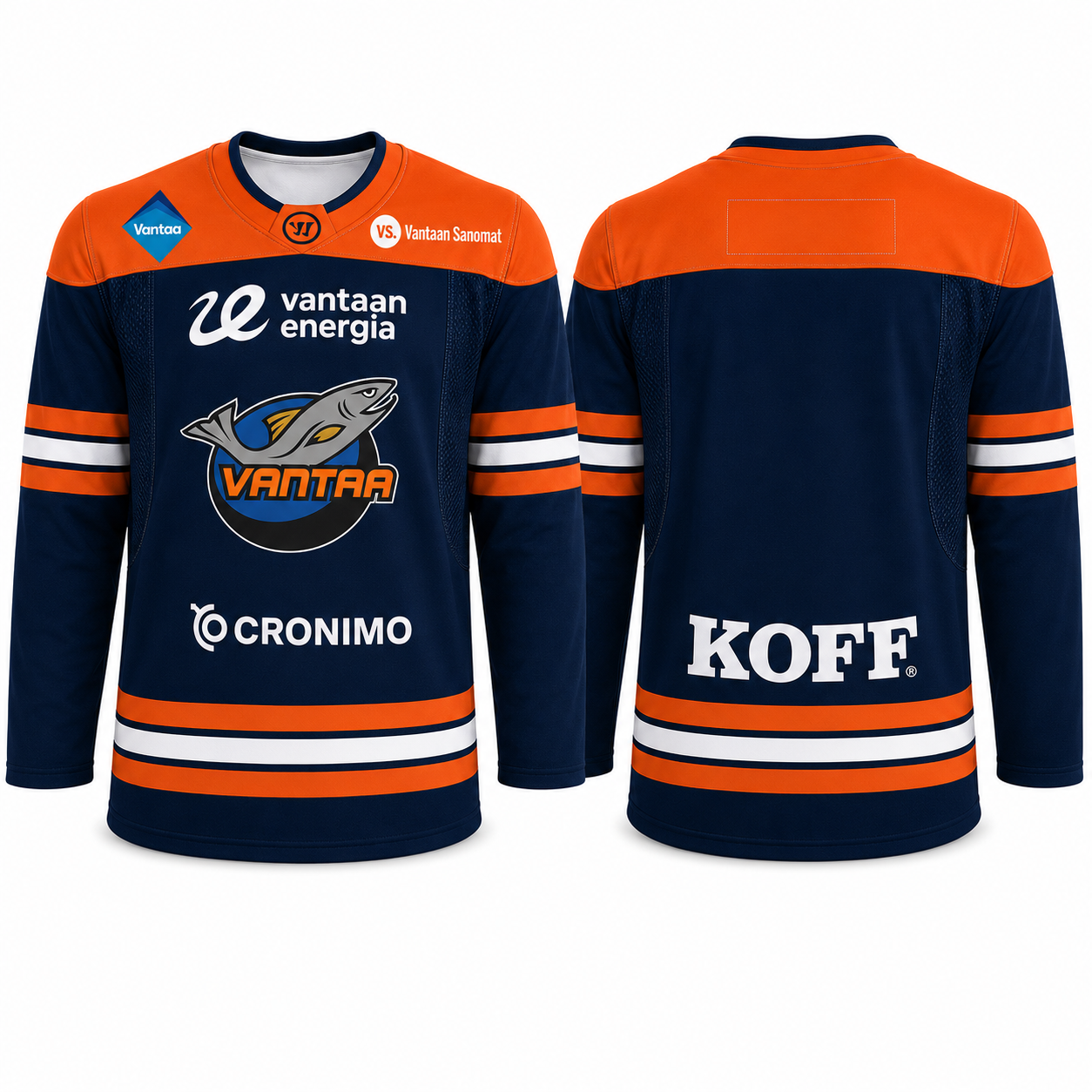 Kiekko-Vantaa Fanipaita Sininen