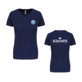 Blue & White Naisten tekninen t-paita