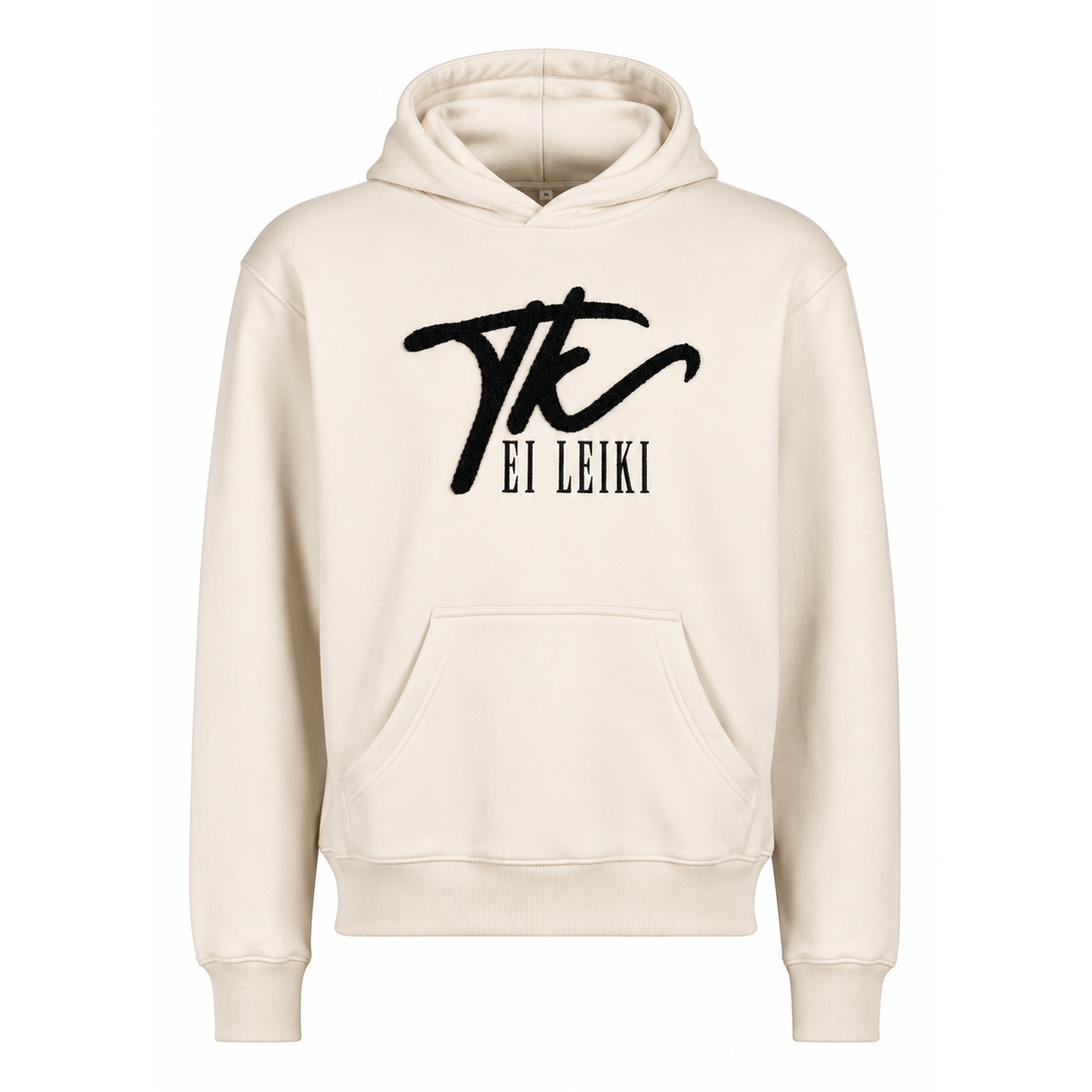 TK EI LEIKI - beige loose fit hoodie