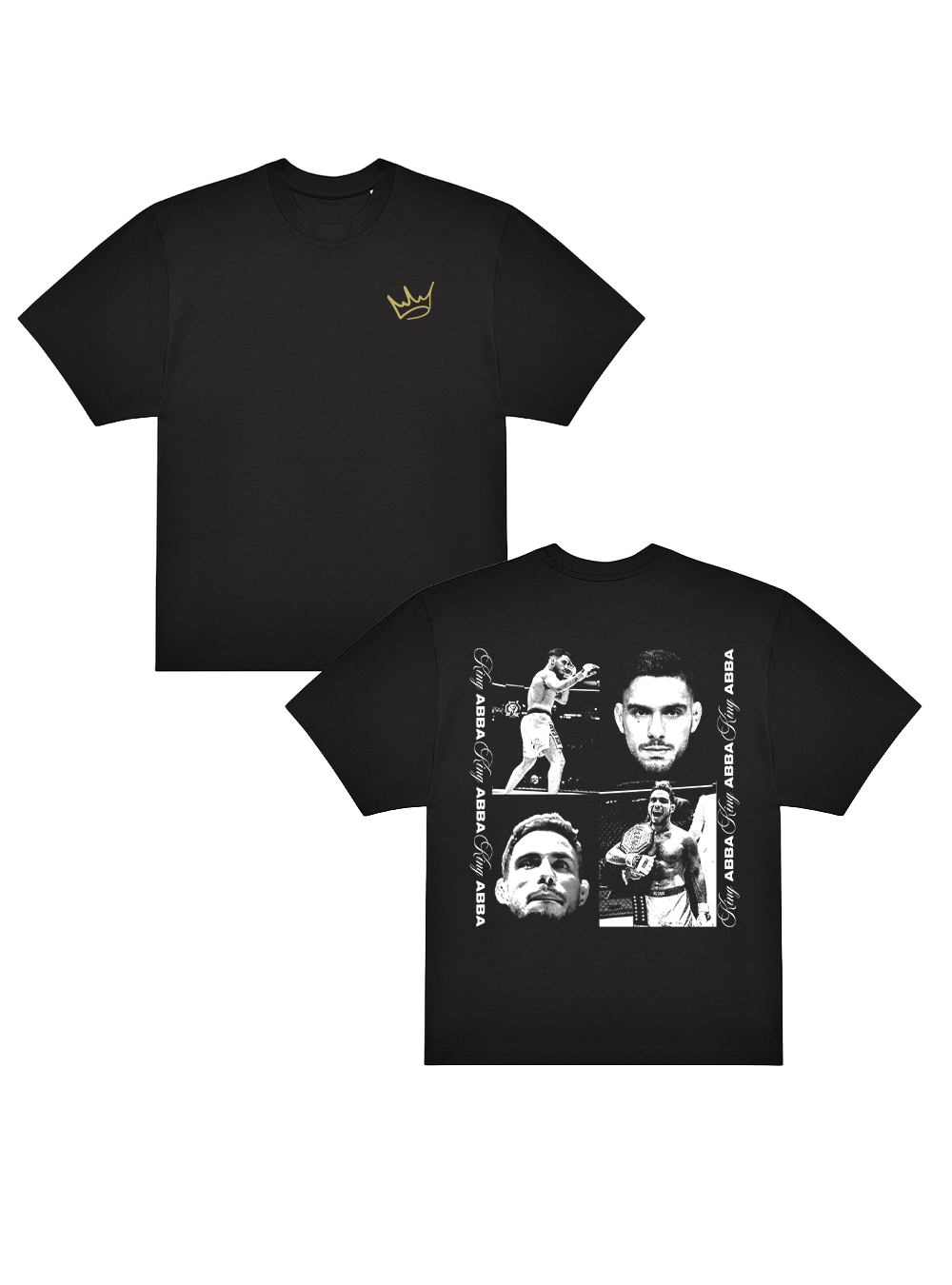 Abba - Oversize "KING ABBA" t-paita