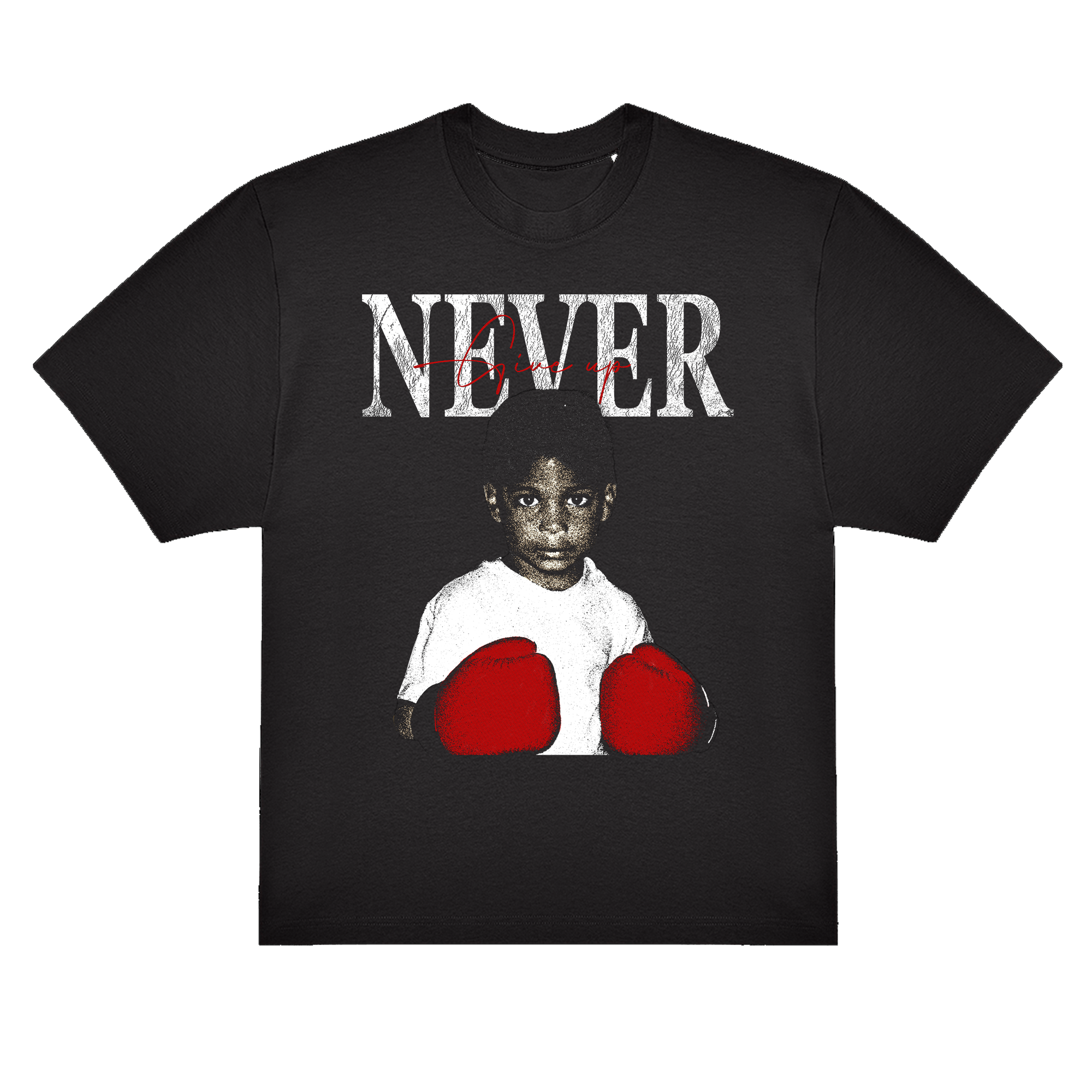 Brayan Oversize T-paita Never Back Down