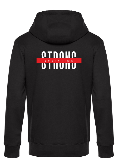 EBT Strong Everytime -Vetoketjuhuppari, unisex