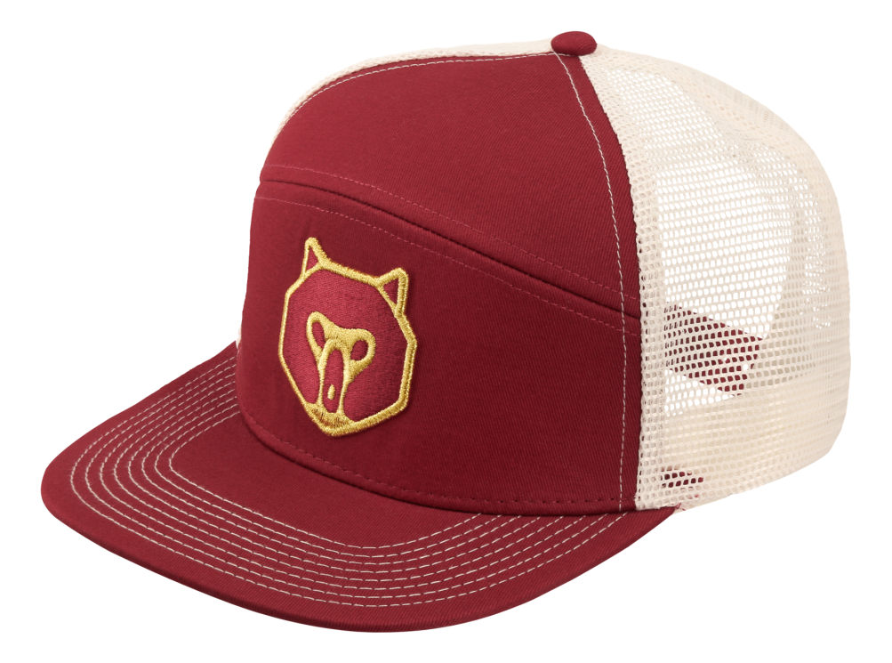 KARHU-KISSAT Lippis Viininpunainen, Meshback