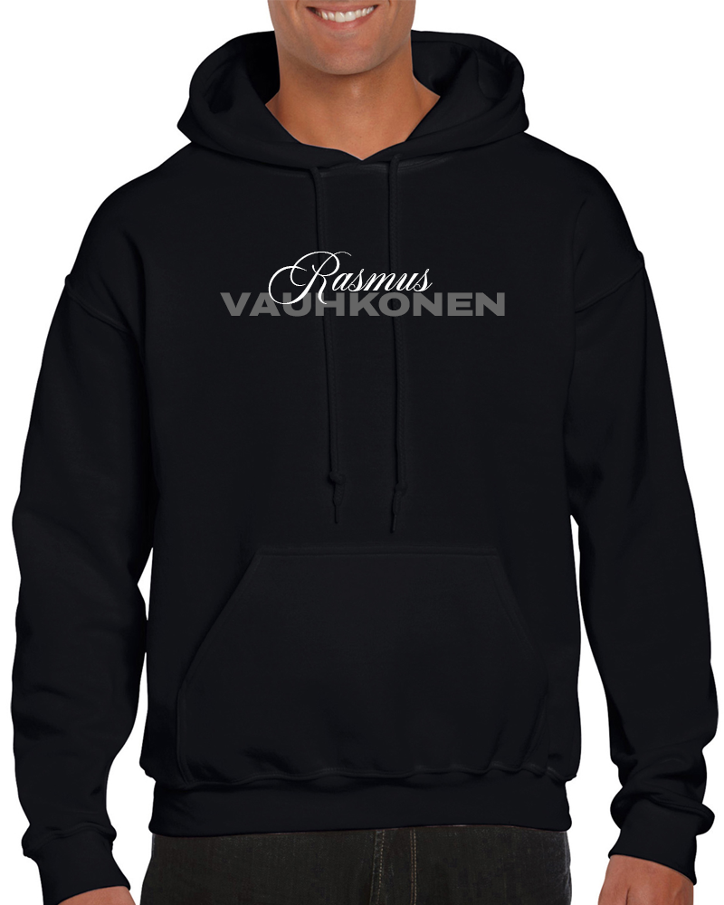 Vauhkonen huppari tekstillä