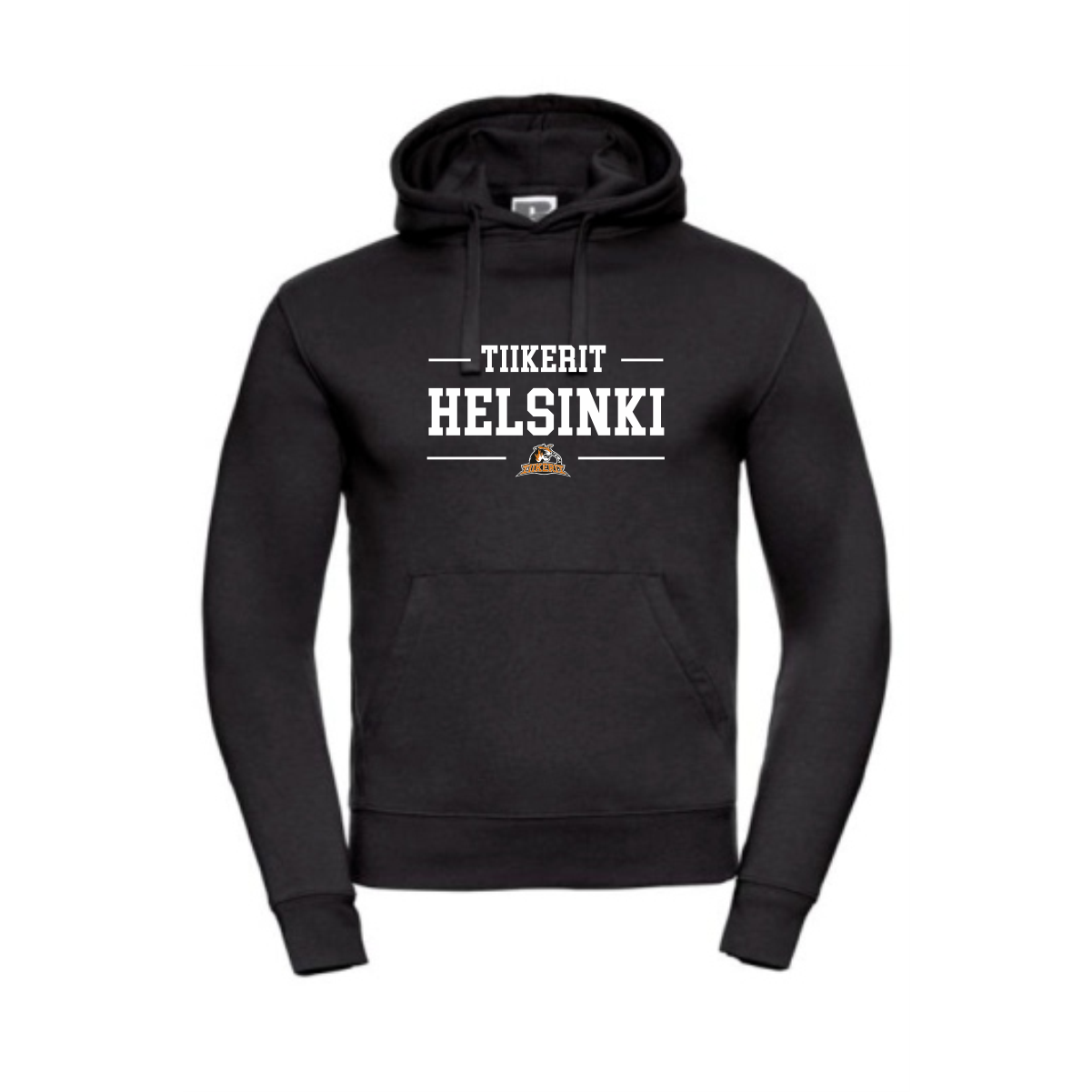 Tiikerit huppari tekstillä