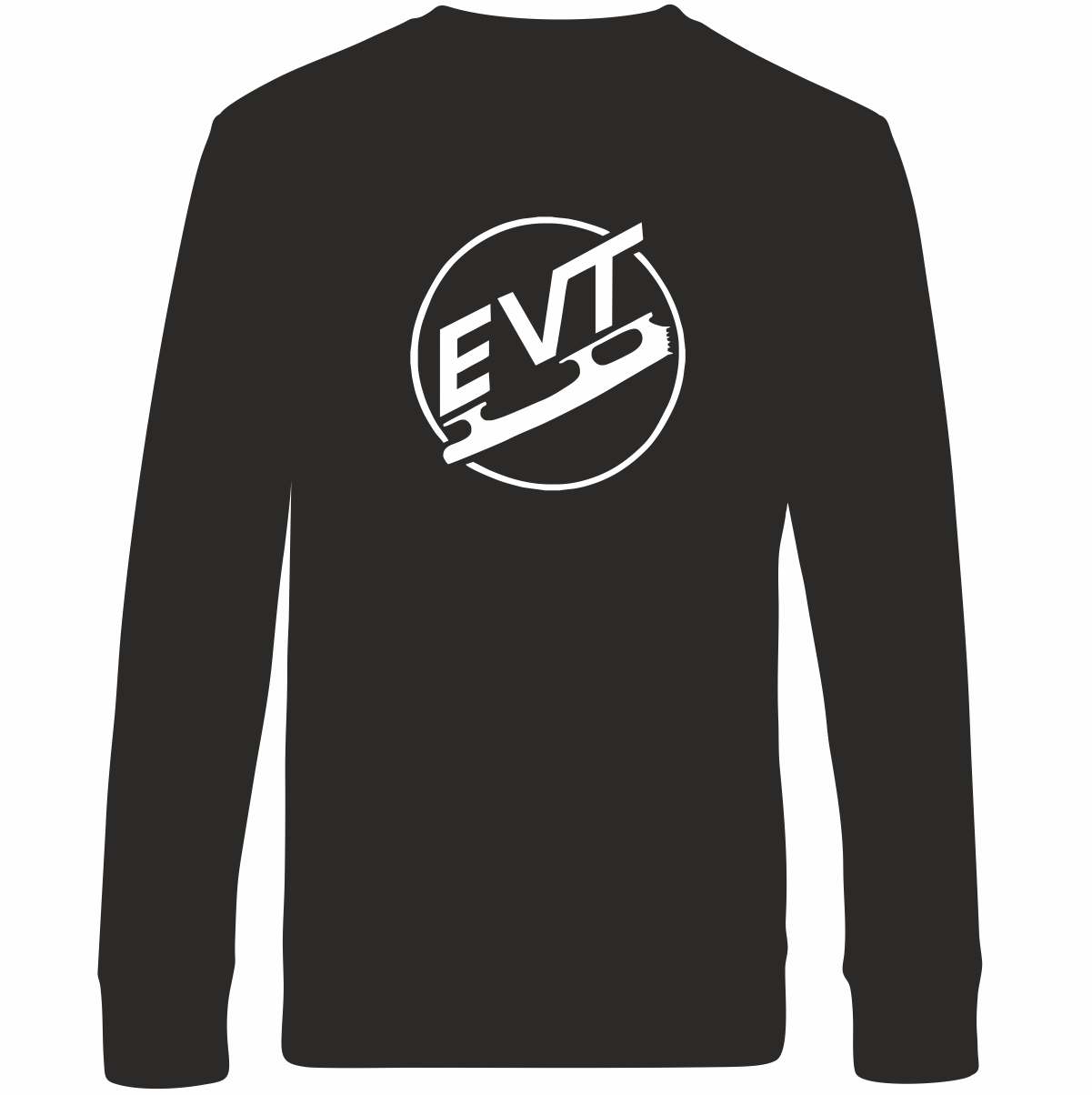 EVT iso selkälogo college, miehet