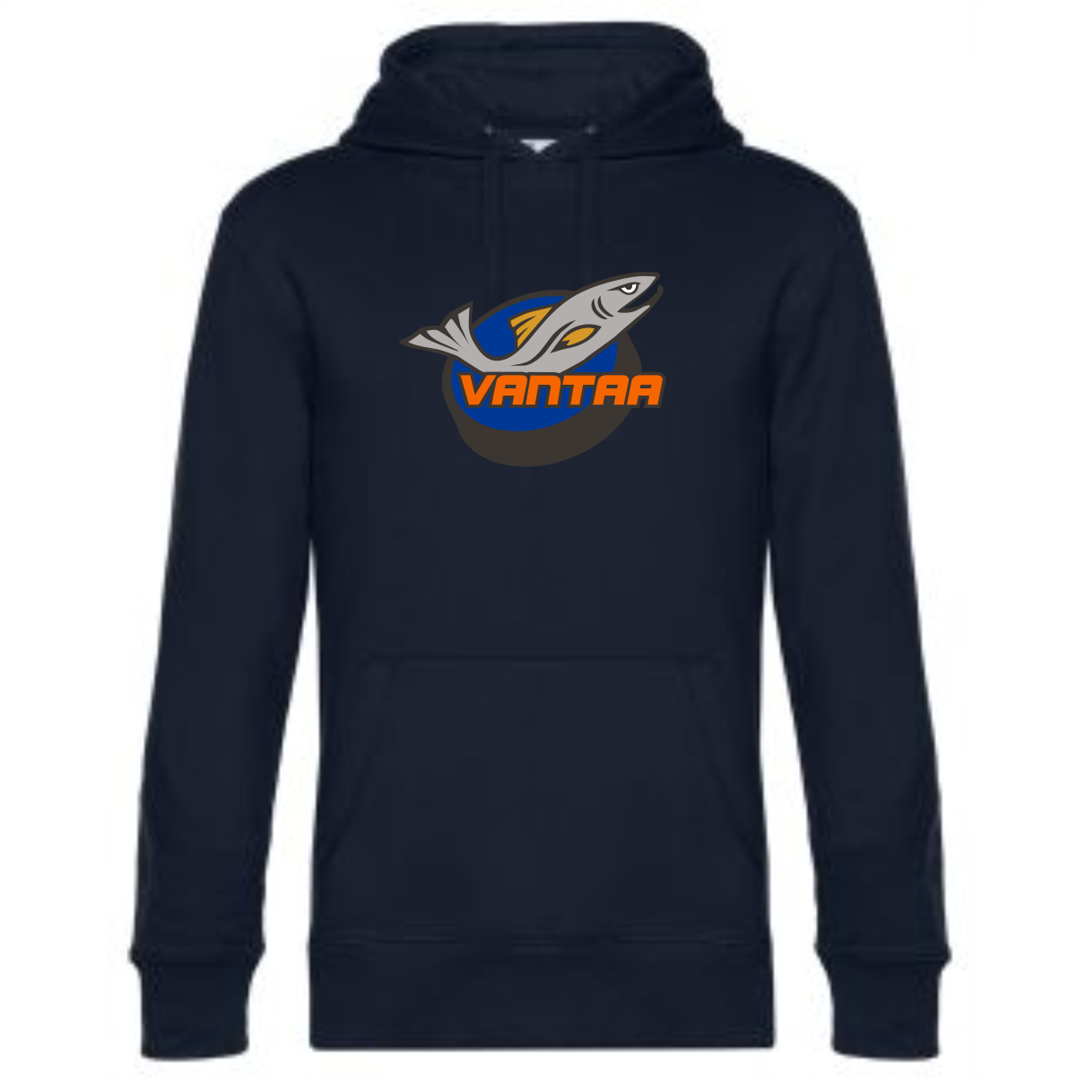 Kiekko-Vantaa Iso Lohi - huppari Unisex